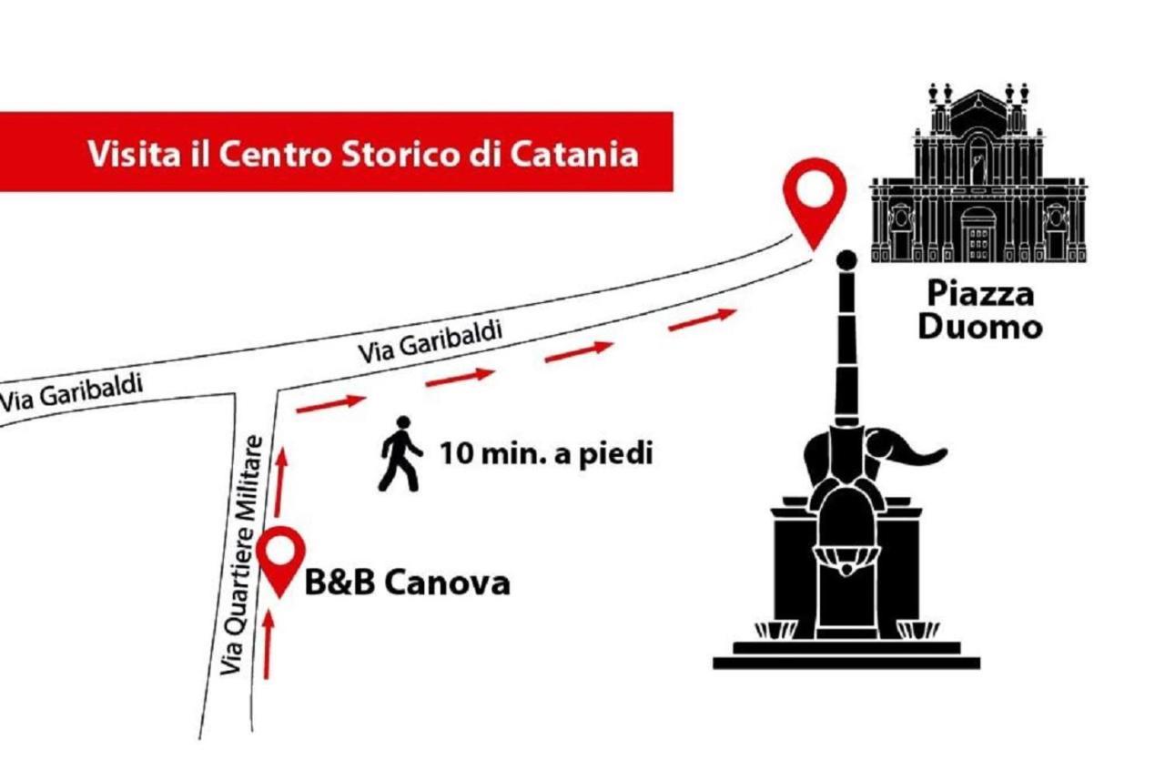 B&B CANOVA Katania Zewnętrze zdjęcie
